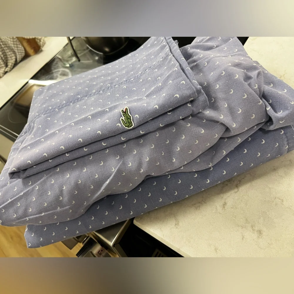 Lacoste twin sheets